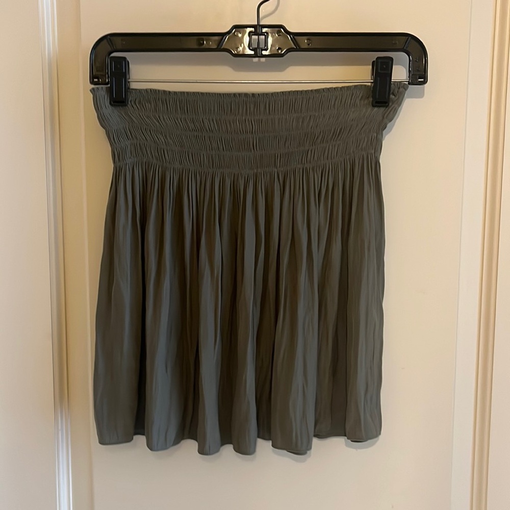 Racy Brook Olive Mini Skirt - XS